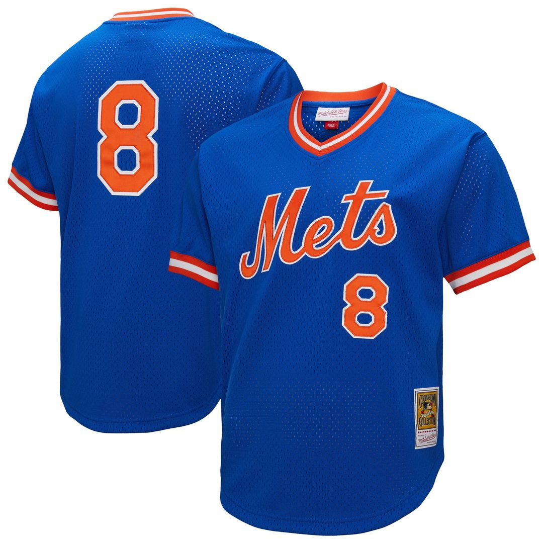 Gary Carter New York Mets Big & Tall Mesh Jersey - Royal