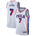 Jaylen Brown Philadelphia 76ers Association Edition Swingman Jersey - White - Youth