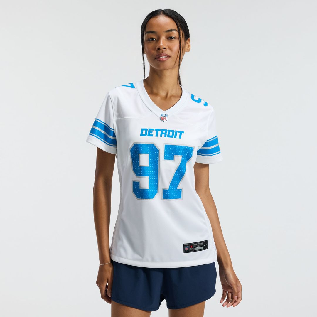Aidan Hutchinson Detroit Lions Women's Jersey - White
