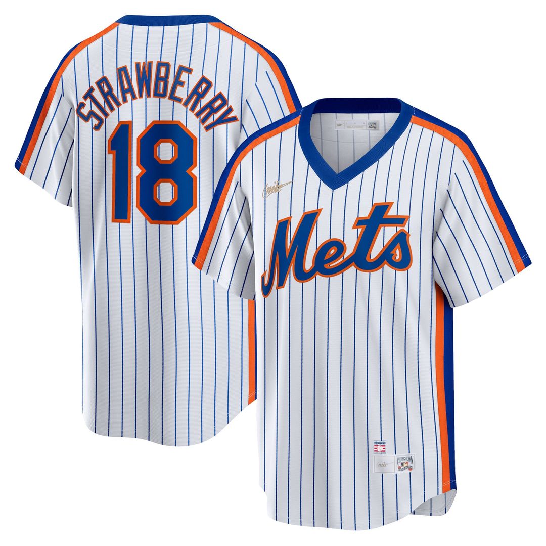 Darryl Strawberry New York Mets Home Player Jersey - White