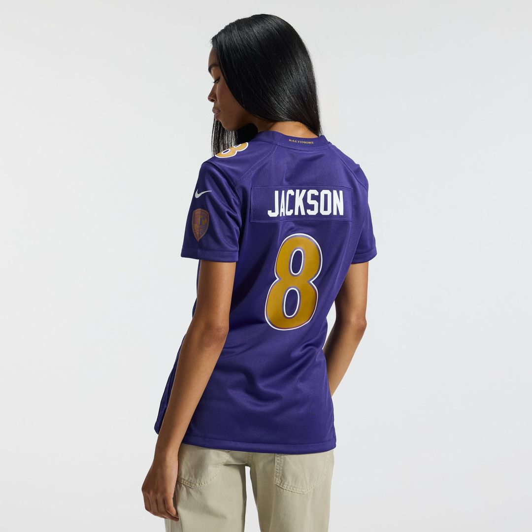 Lamar Jackson Baltimore Ravens Women's Alternate Jersey - Purple