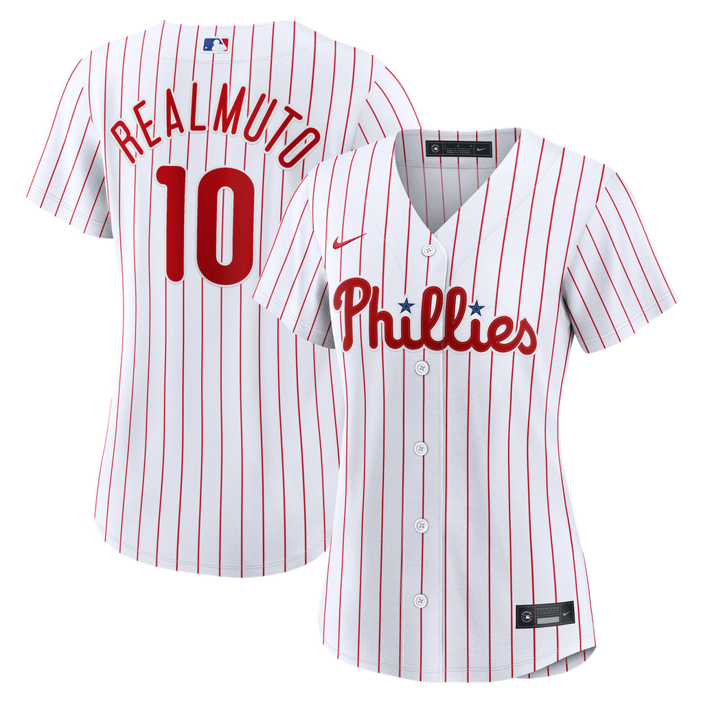 J.T. Realmuto Philadelphia Phillies Women's Home Jersey - White