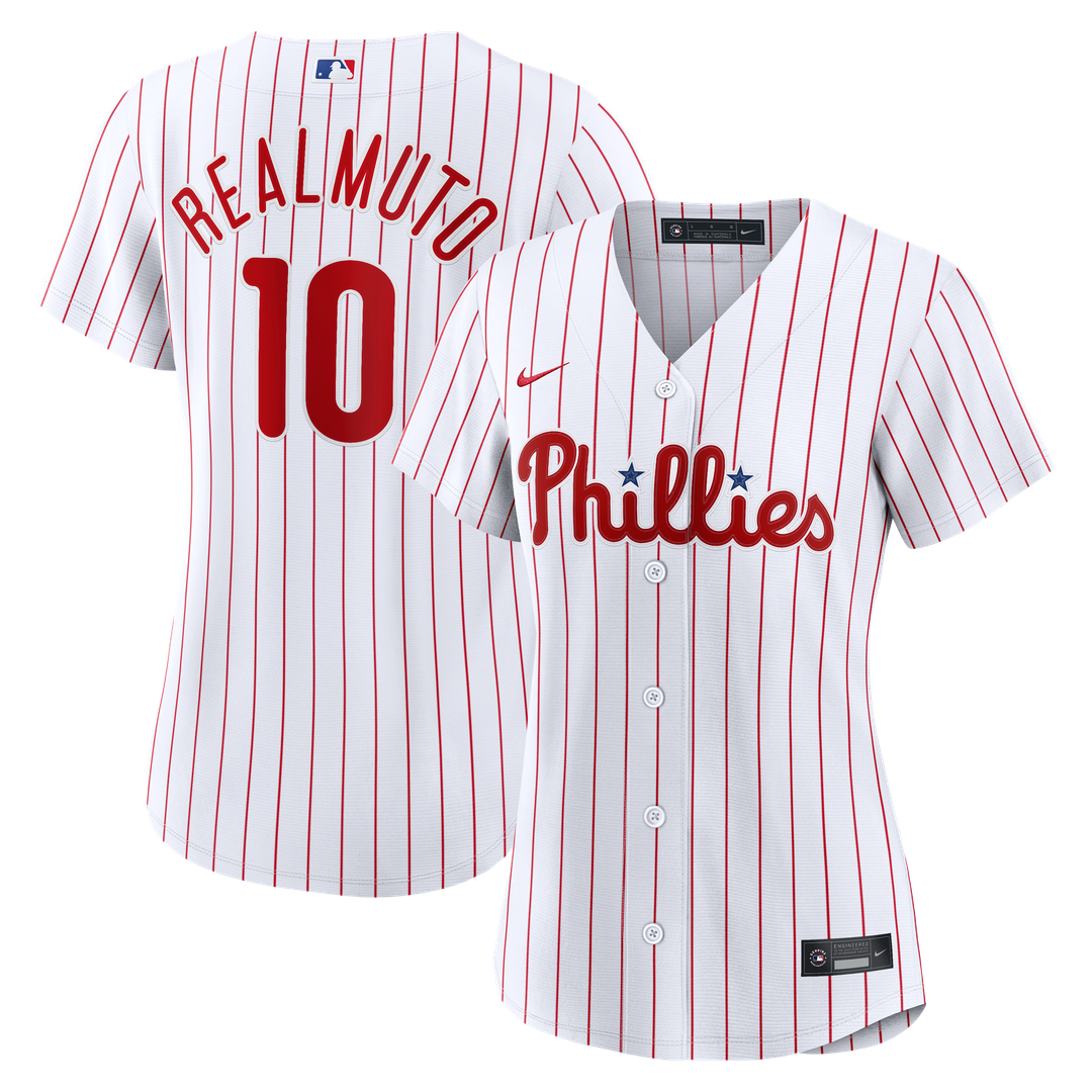 J.T. Realmuto Philadelphia Phillies Women's Home Jersey - White