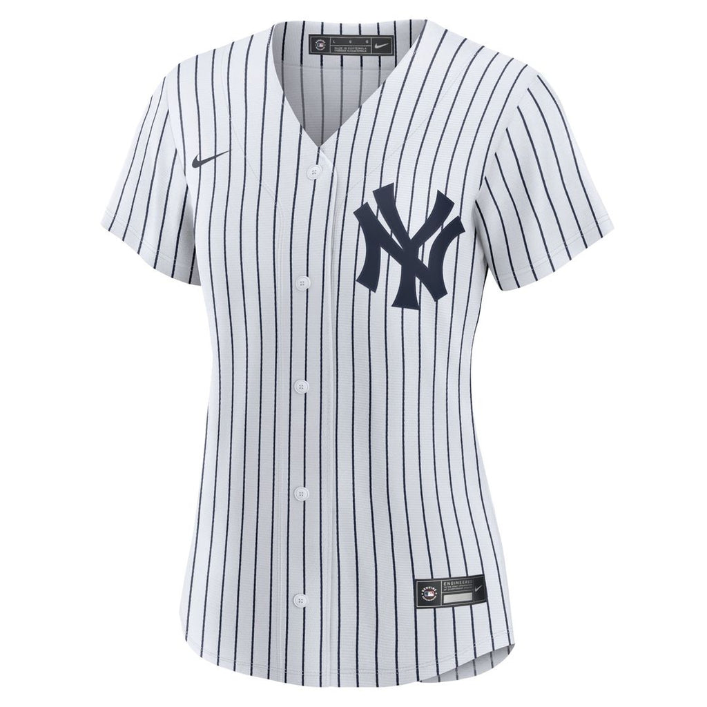 Derek Jeter New York Yankees Women's Home Replica Player Name Jersey - White/Navy