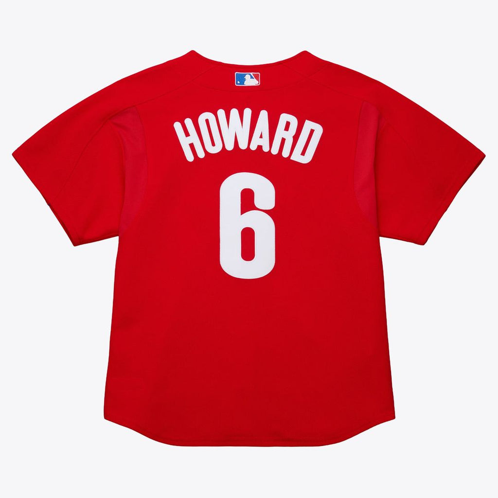 Ryan Howard Philadelphia Phillies Big & Tall Cooperstown Mesh Jersey - Red