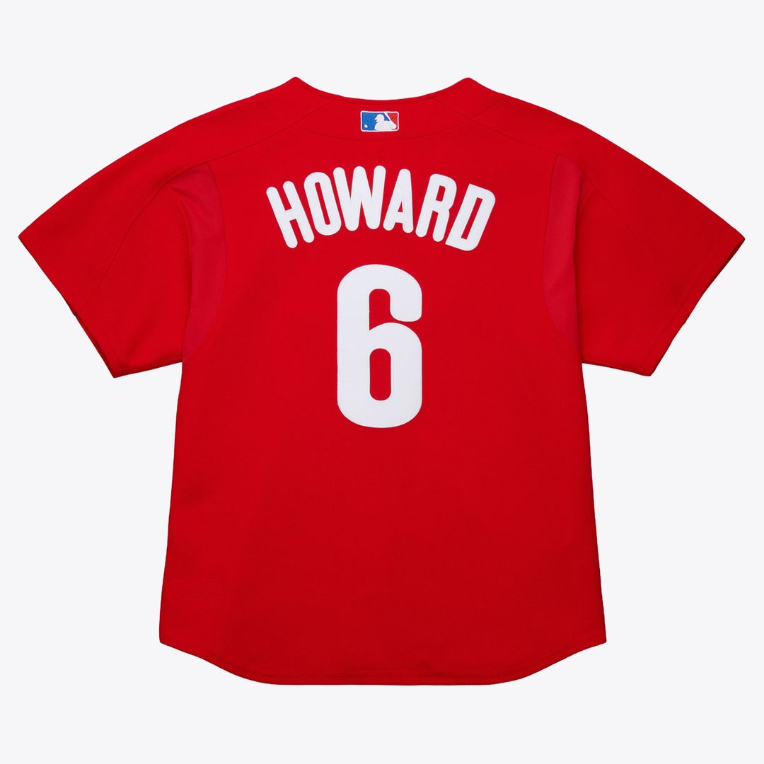 Ryan Howard Philadelphia Phillies Big & Tall Cooperstown Mesh Jersey - Red