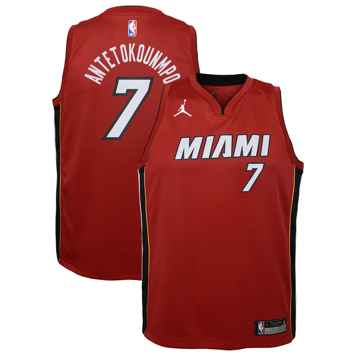 Miami Heat Jersey - Red - Giannis Antetokounmpo - Youth