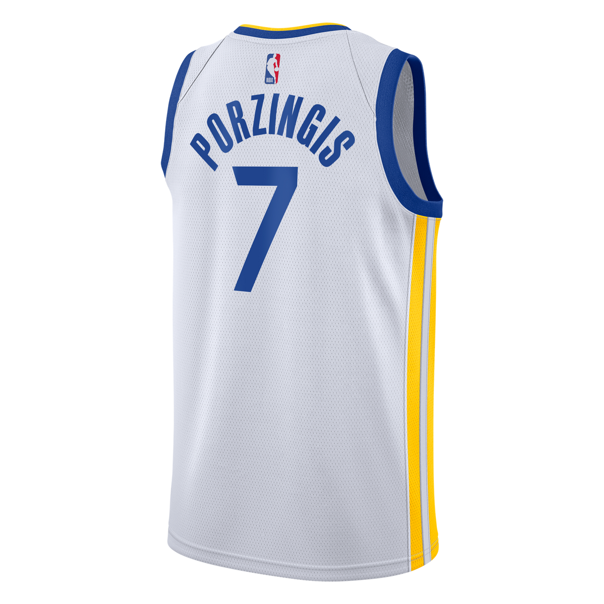Golden State Warriors Jersey - White - Kristaps Porziņģis - Youth