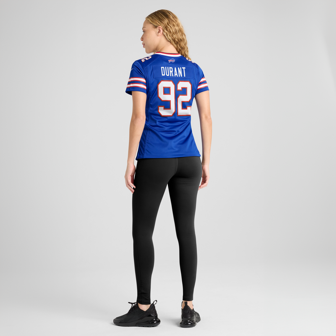 Zane Durant Buffalo Bills Women's Team Jersey - Royal