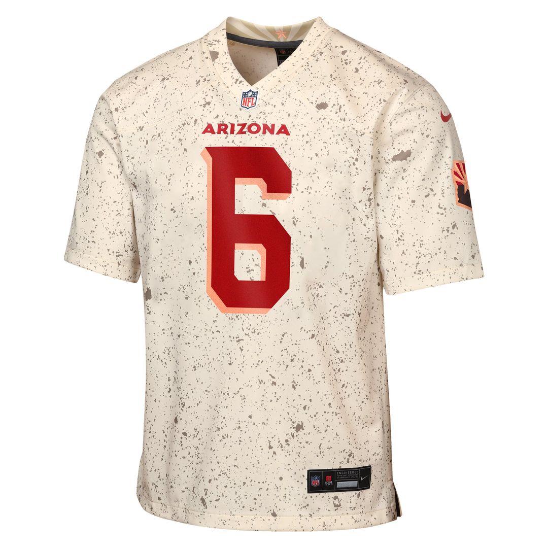 James Conner Arizona Cardinals Youth 2025 Rivalries Collection Jersey - Natural
