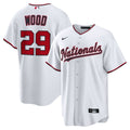 James Wood Washington Nationals Home Jersey - White