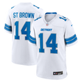 Amon-Ra St. Brown Detroit Lions Jersey - White