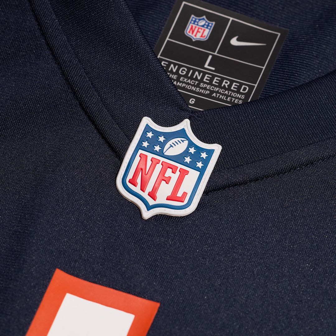 TJ Edwards Chicago Bears Jersey - Navy