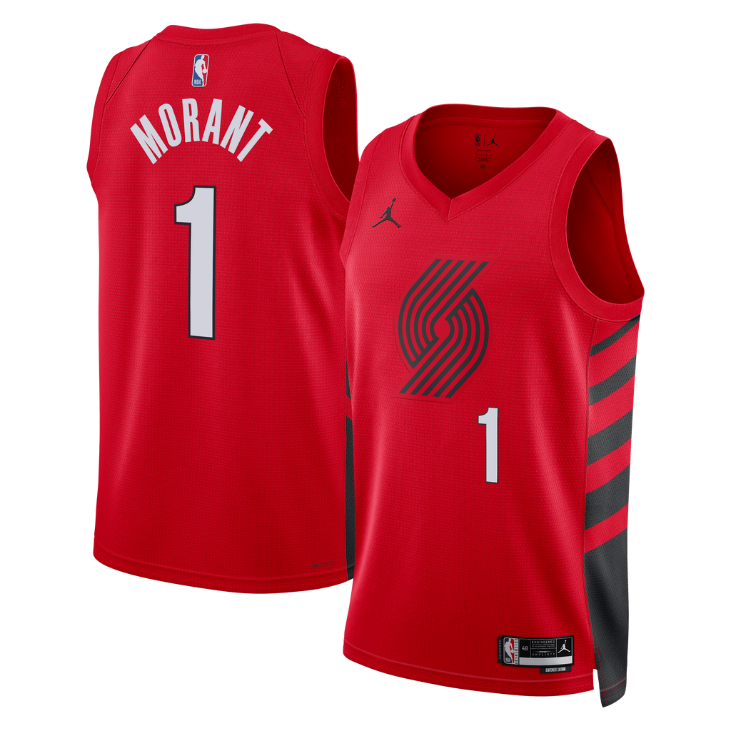 Portland Trail Blazers Jersey - Red - Ja Morant - Unisex