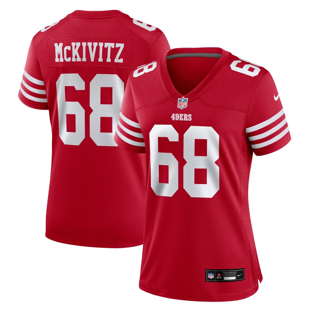 Colton McKivitz San Francisco 49ers Women's Team Jersey - Scarlet