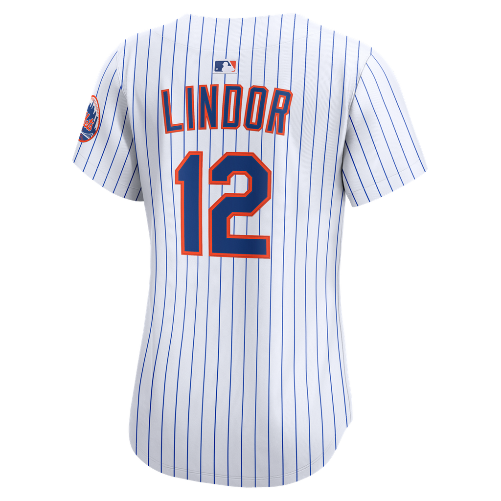 Francisco Lindor New York Mets Women's Home Jersey - White