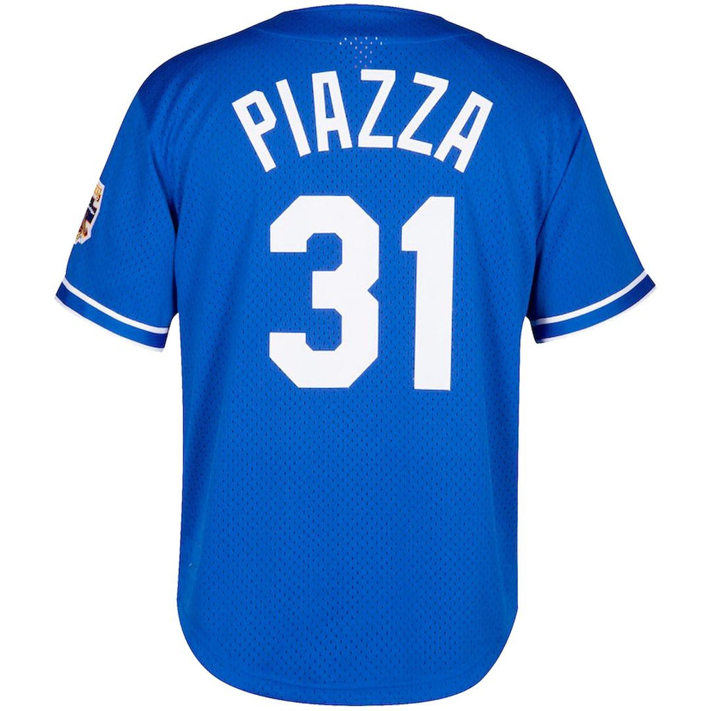 Mike Piazza Los Angeles Dodgers Big & Tall Cooperstown Mesh Jersey - Royal