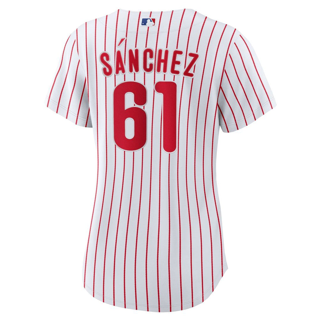 Cristopher Sanchez Philadelphia Phillies Women's Home Jersey - White