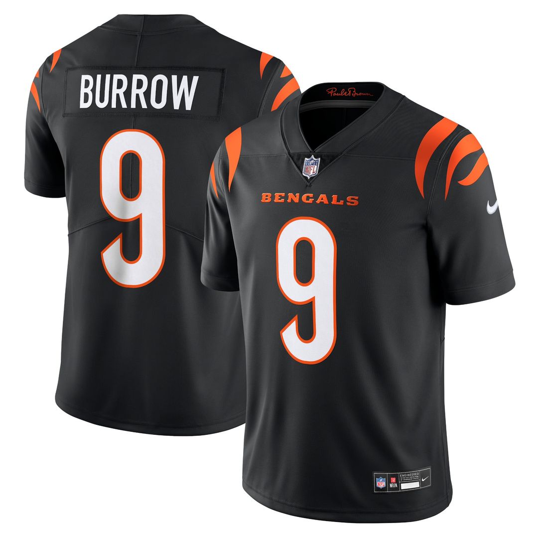 Joe Burrow Cincinnati Bengals Jersey - Black