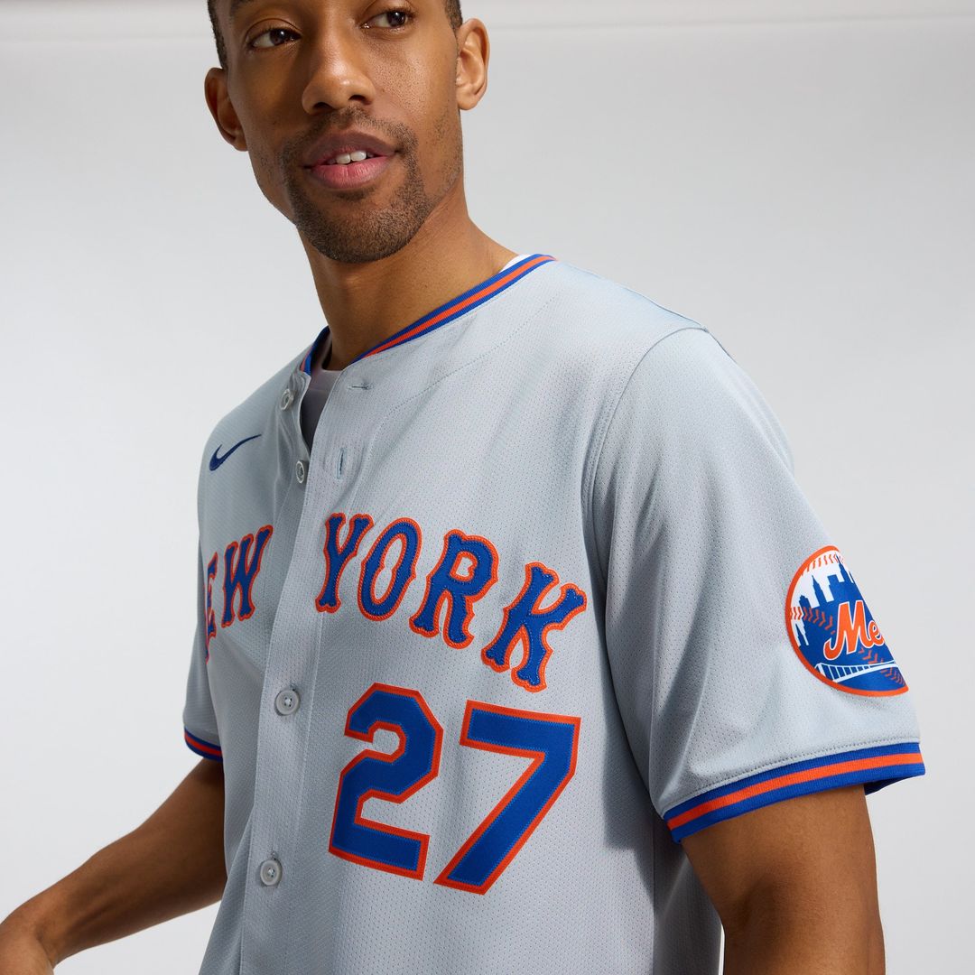 Mark Vientos New York Mets All-Star Jersey - Gray