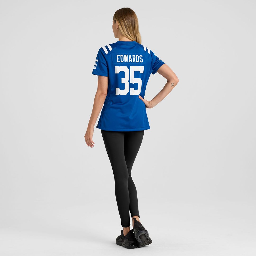 Johnathan Edwards Indianapolis Colts Women's Team Jersey - Royal