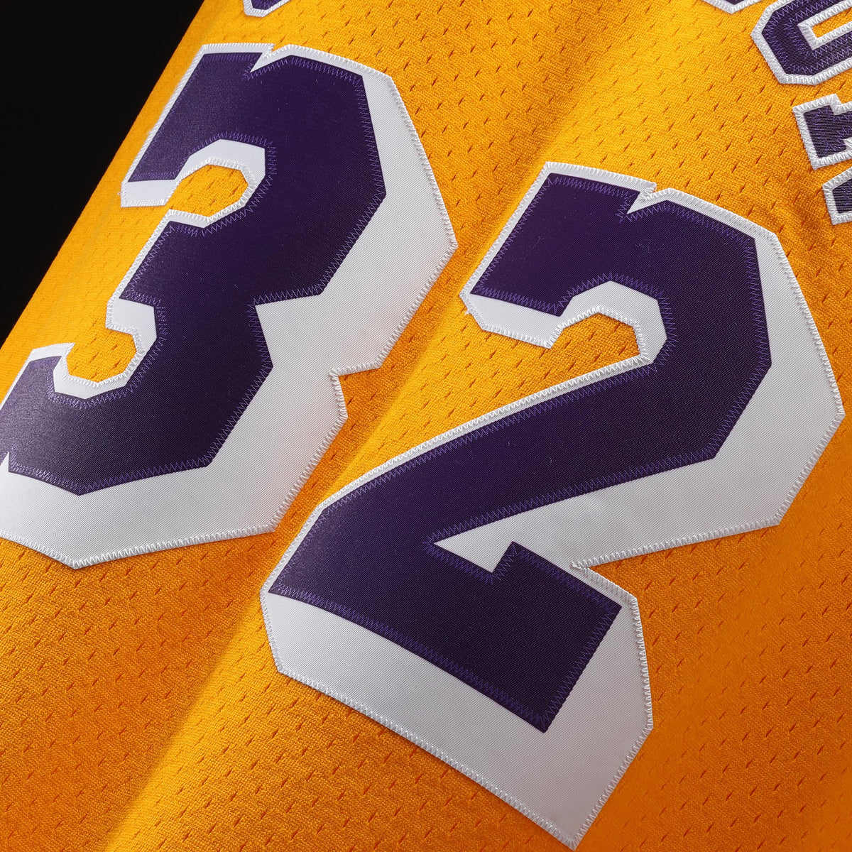 Men's Magic Johnson Gold Los Angeles Lakers 1984-85 Jersey