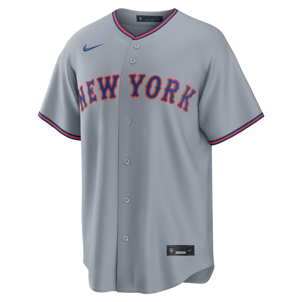 Francisco Lindor New York Mets Road Jersey - Gray