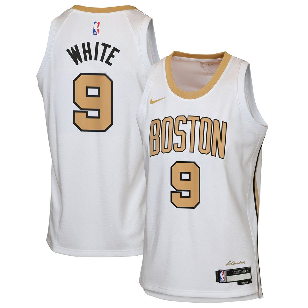 Boston Celtics 2025/26 Jersey - White - Derrick White - Youth