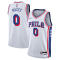 Tyrese Maxey Philadelphia 76ers Swingman Association Jersey - White - Youth