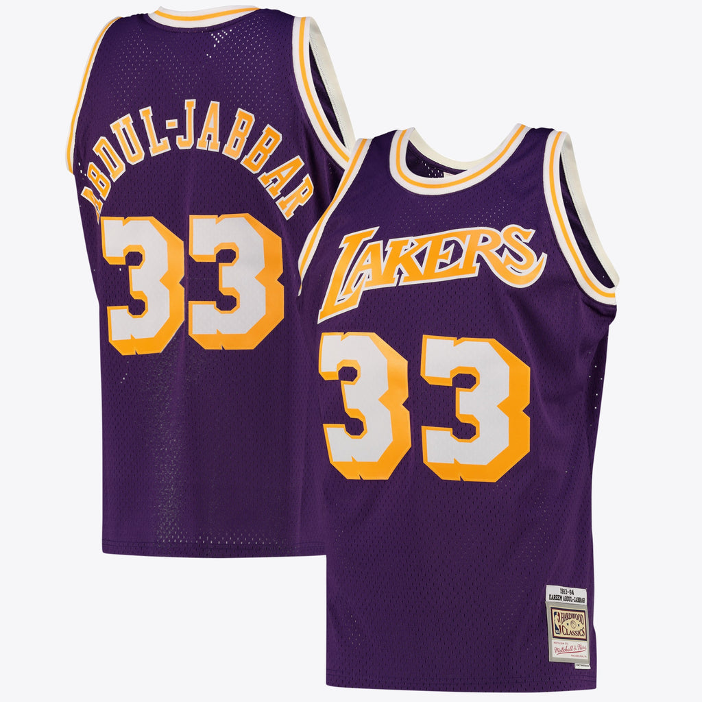 Los Angeles Lakers Kareem Abdul-Jabbar Alternate Jersey - Purple - Mens