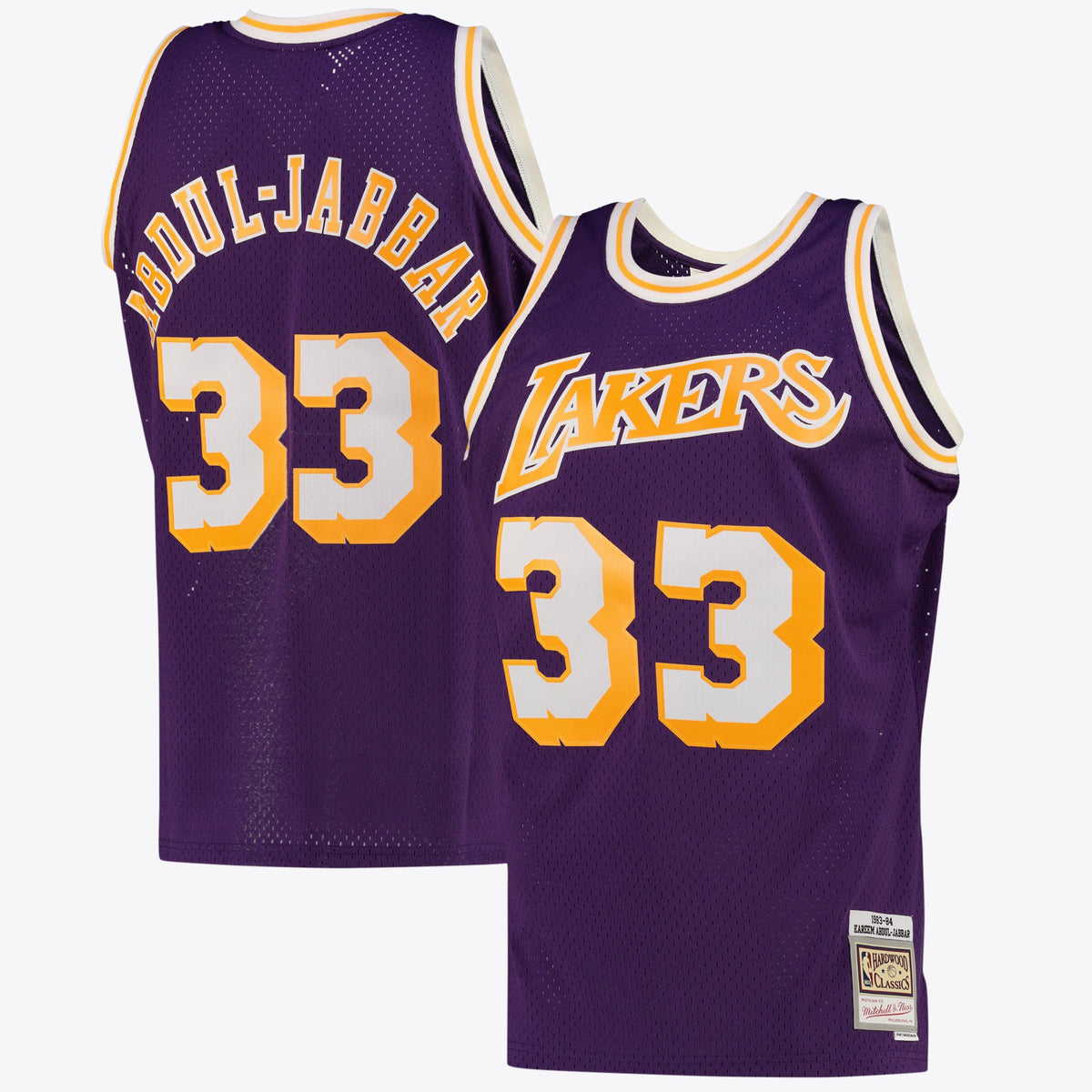 Los Angeles Lakers Kareem Abdul-Jabbar Alternate Jersey - Purple - Mens