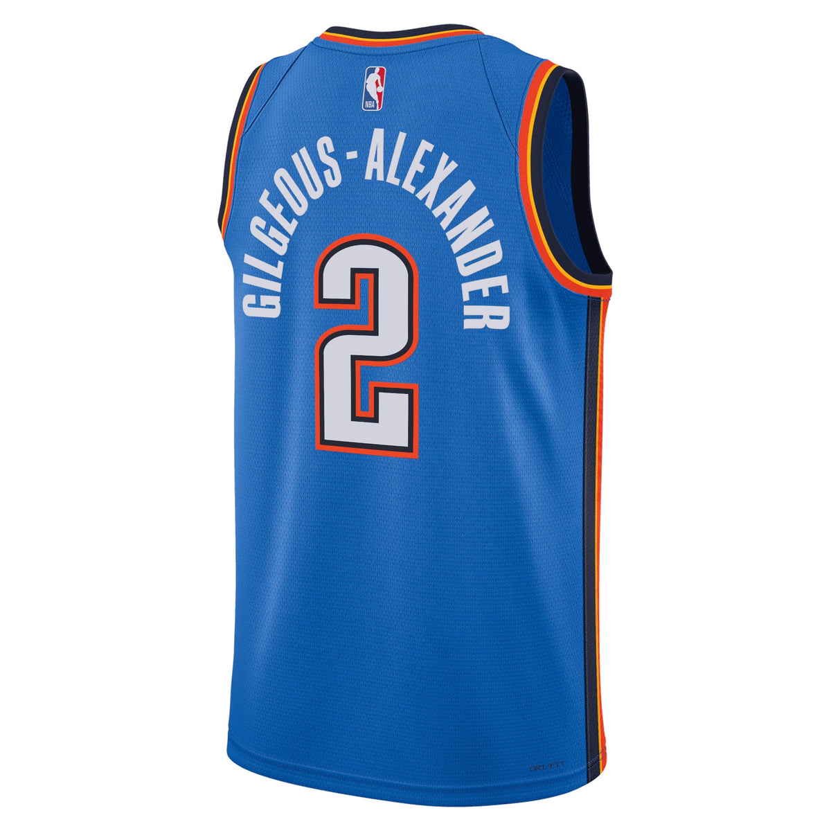 Oklahoma City Thunder Jersey - Blue - Shai Gilgeous-Alexander - Unisex