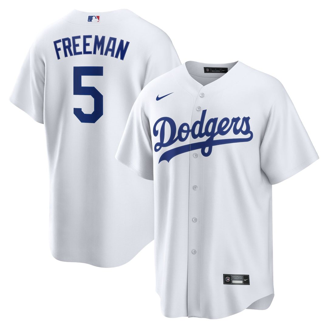 Freddie Freeman Los Angeles Dodgers Replica Player Jersey - White