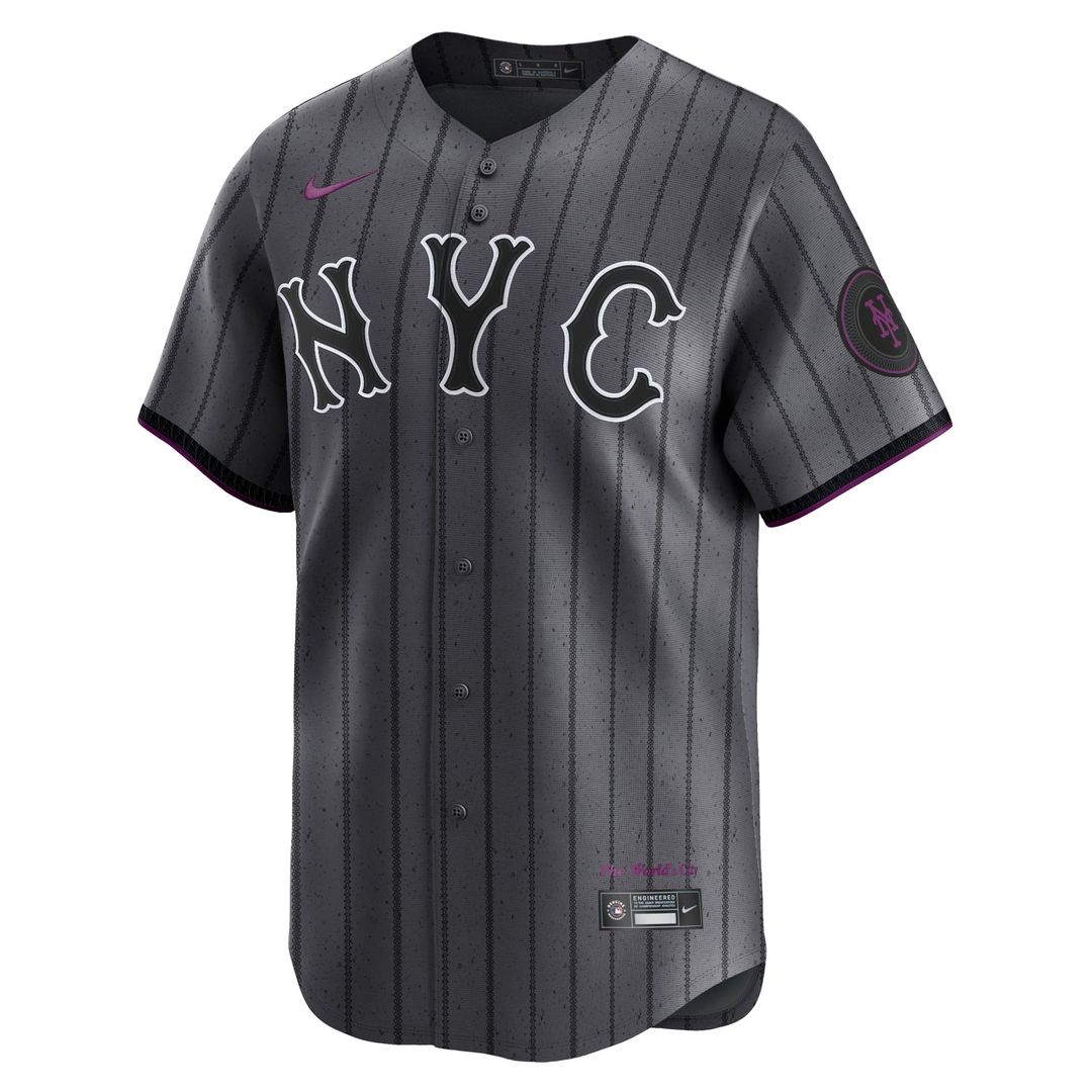 New York Mets 2024 Jersey - Graphite