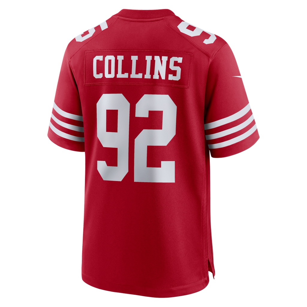 Alfred Collins San Francisco 49ers Team Jersey - Scarlet