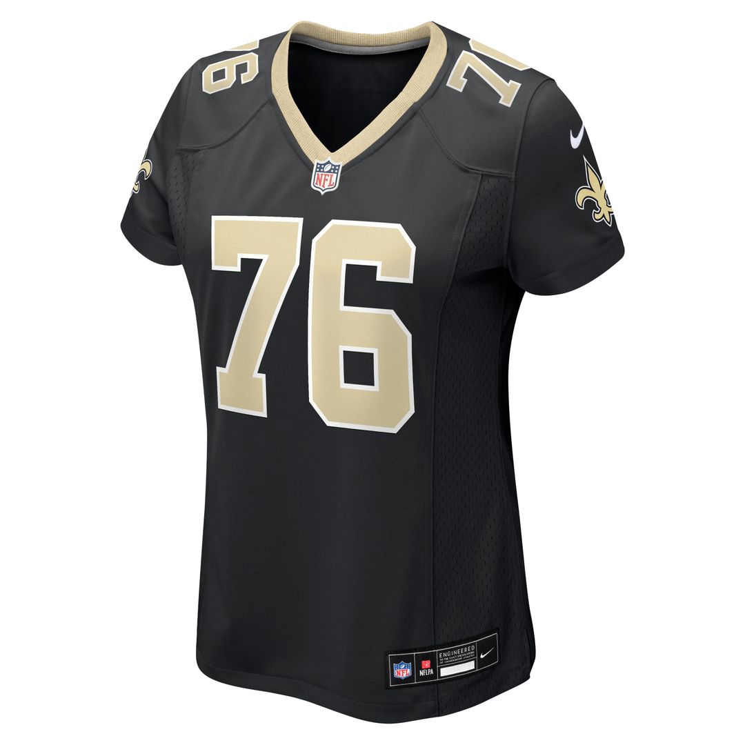 David Edwards New Orleans Saints Women's Team Jersey - Black