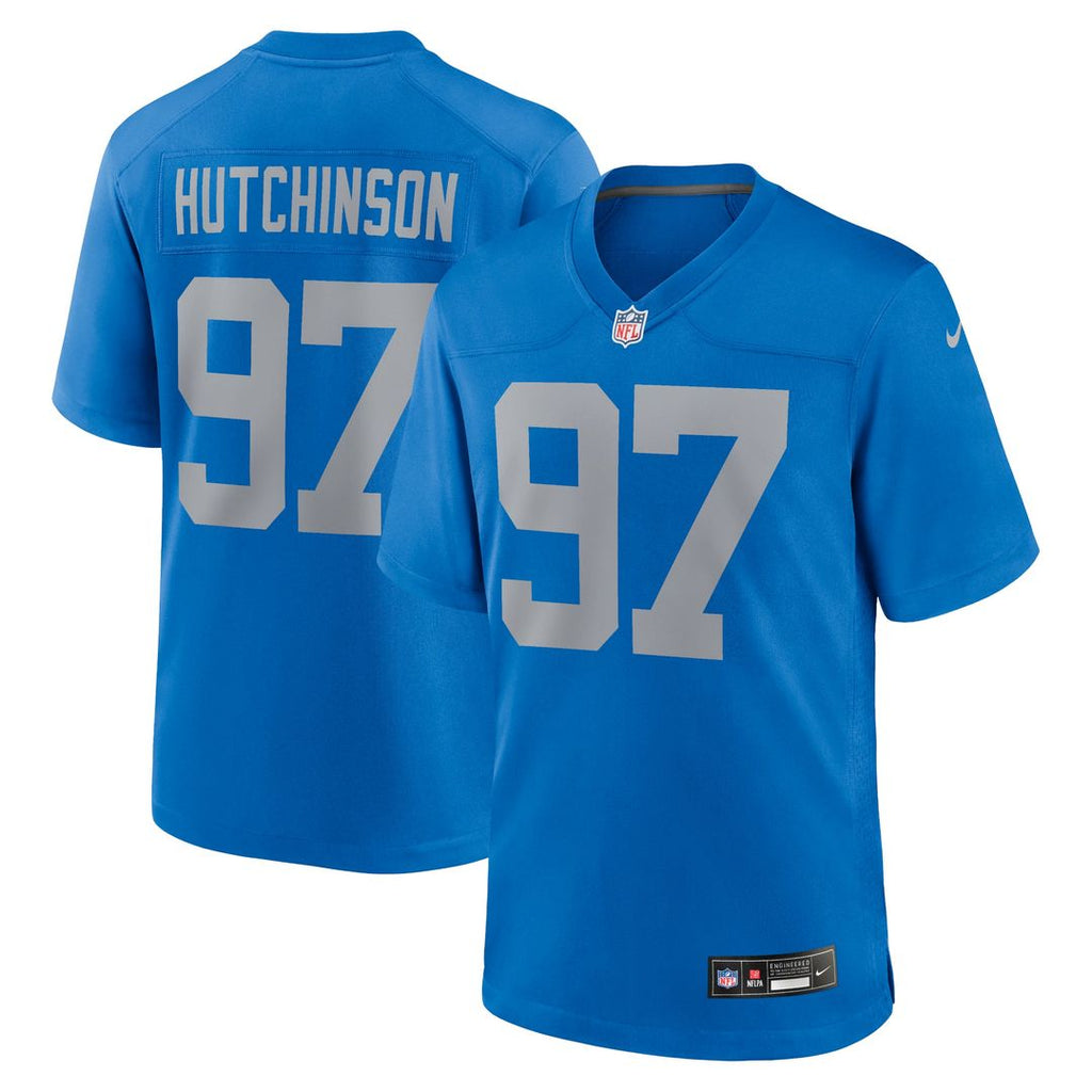 Aidan Hutchinson Detroit Lions Alternate Jersey - Blue