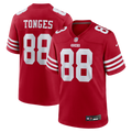 Jake Tonges San Francisco 49ers Team Jersey - Scarlet