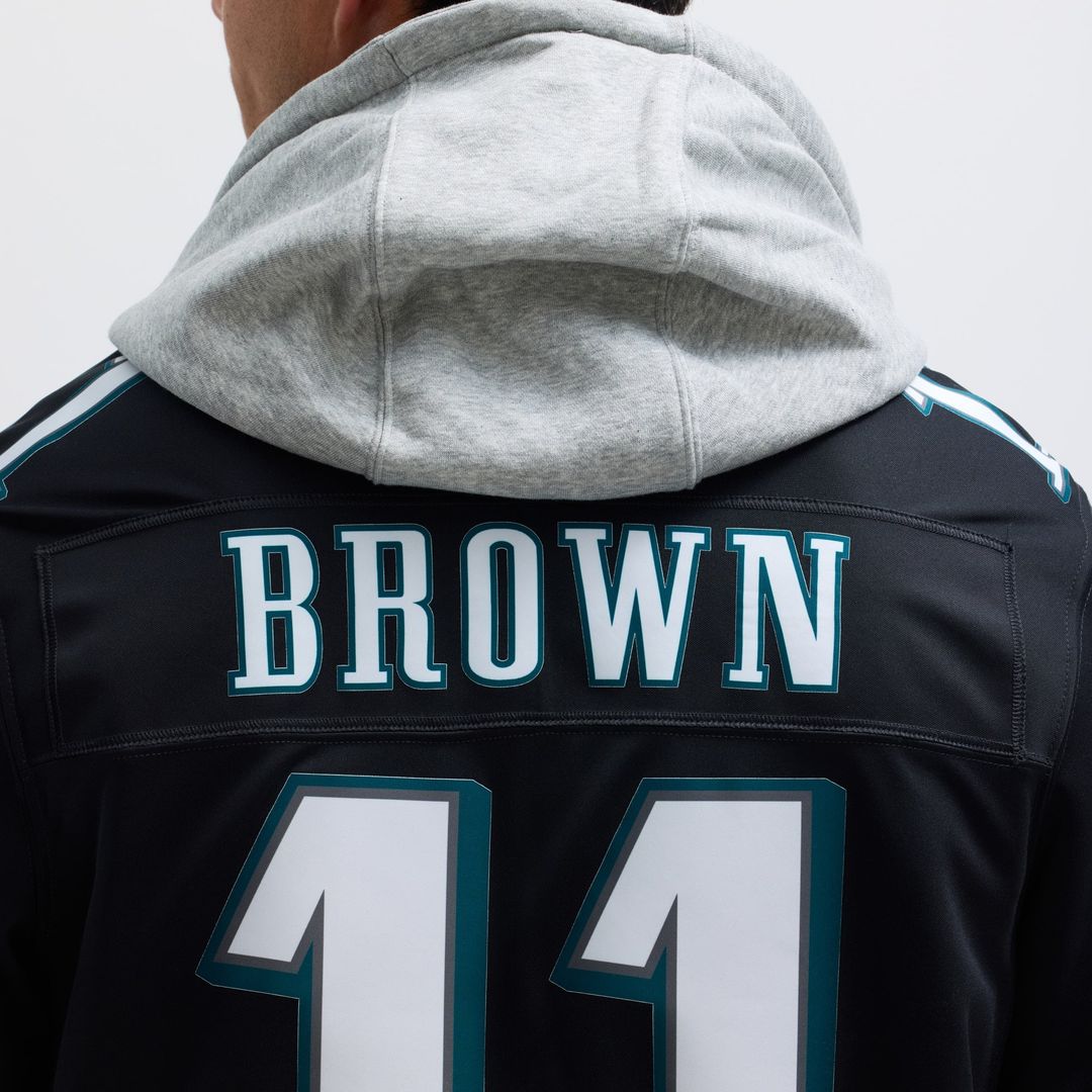 A.J. Brown Philadelphia Eagles Alternate Jersey - Black