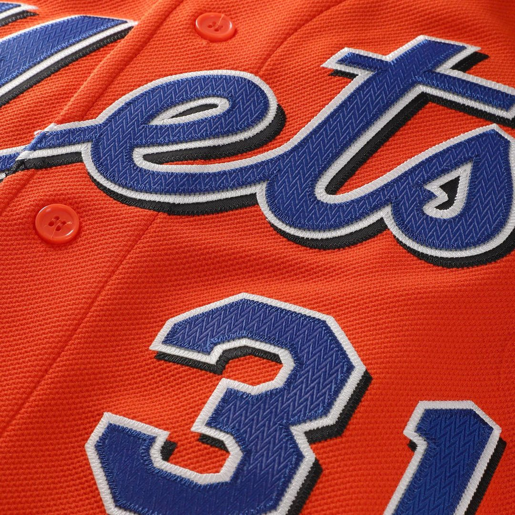 Mike Piazza New York Mets Mesh Batting Practice Button-Up Jersey - Royal