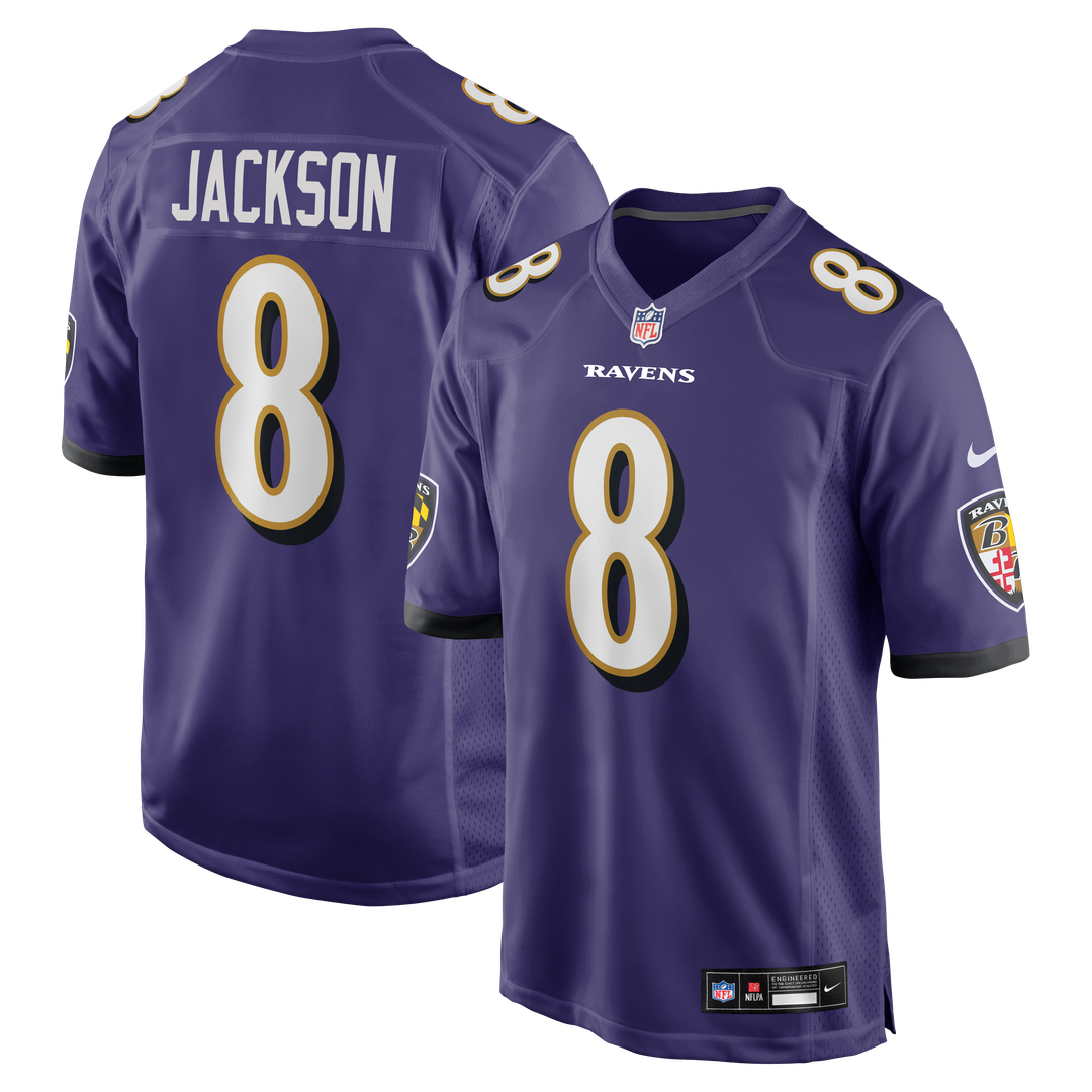 Lamar Jackson Baltimore Ravens Jersey - Purple