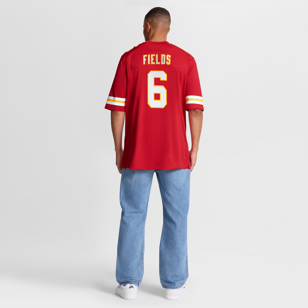 Justin Fields Kansas City Chiefs Jersey - Red