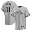 Anthony Volpe New York Yankees Road Jersey - Gray