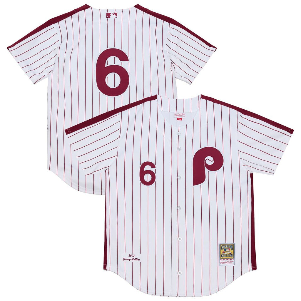 Jimmy Rollins Philadelphia Phillies 2003 Jersey - White