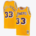 Los Angeles Lakers Kareem Abdul-Jabbar Road Jersey - Light Gold - Mens