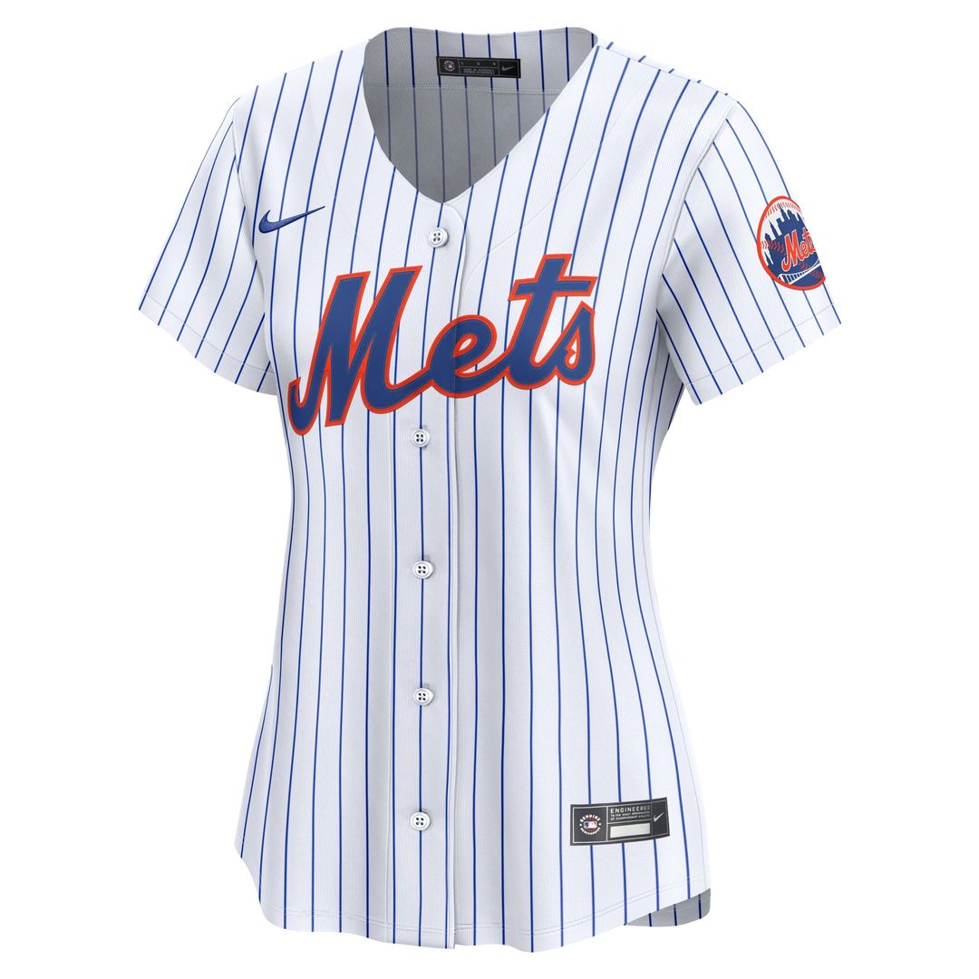 New York Mets Women's Home Jersey - White