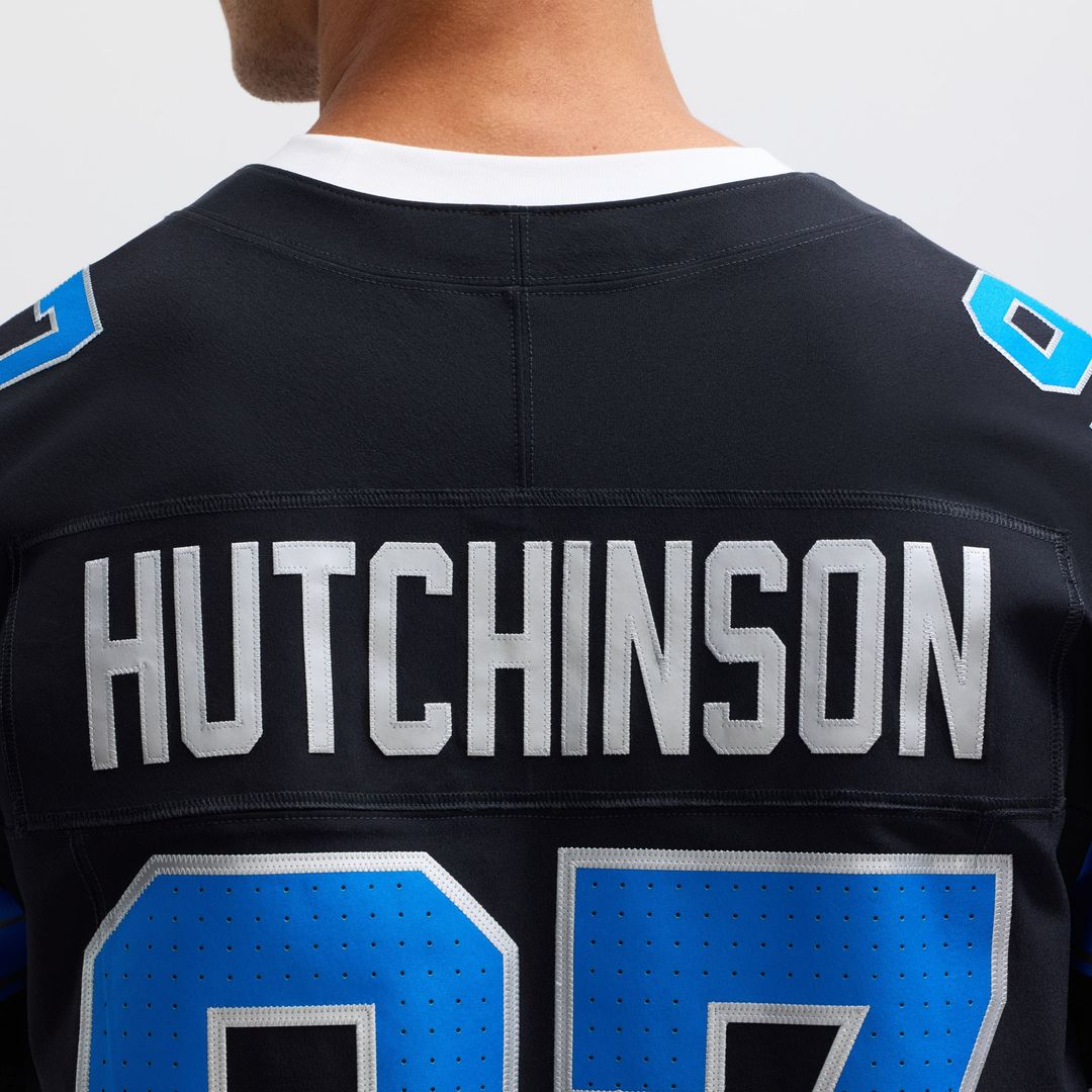 Aidan Hutchinson Detroit Lions Alternate Elite Jersey - Black