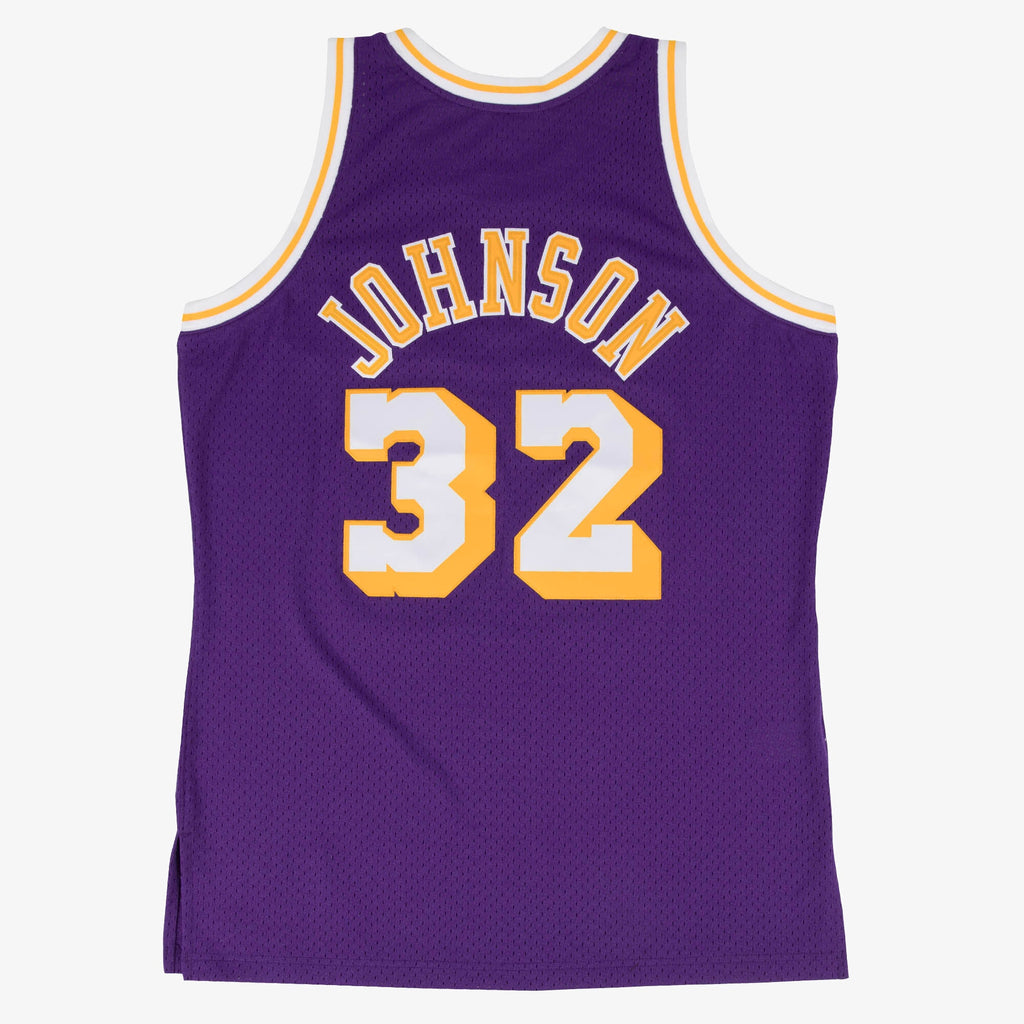 Los Angeles Lakers Jersey Road Magic Johnson 1984-85