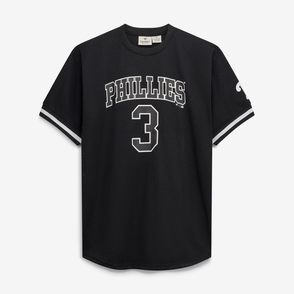 Bryce Harper Philadelphia Phillies Big & Tall Heavyweight Mesh Jersey - Black/White