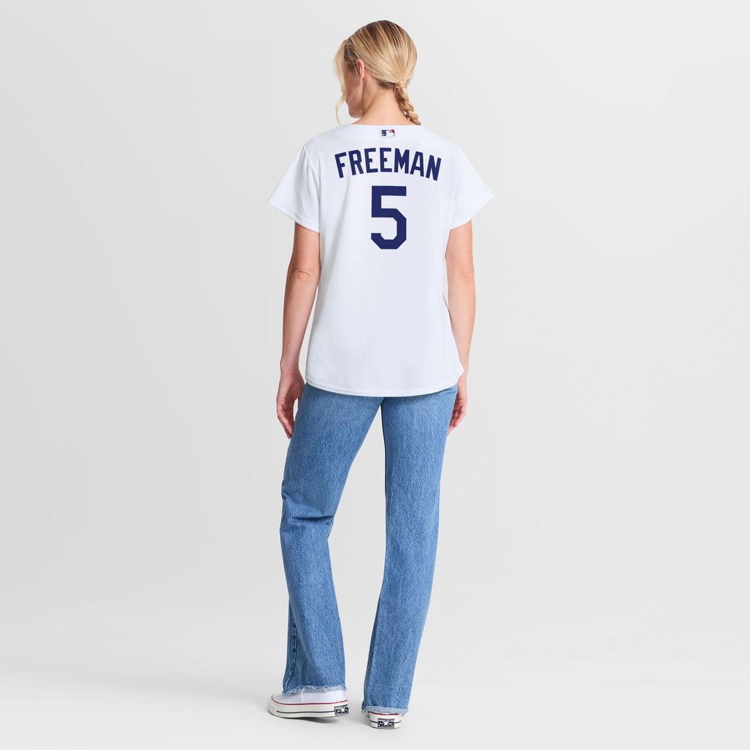 Freddie Freeman Los Angeles Dodgers Women's Home Jersey - White